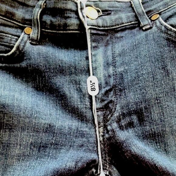 CJ by Cookie Johnson Princeville Dark Wash Mid Rise Straight Leg Denim Jeans 25 - Picture 16 of 16